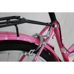 <span class=keywords><strong>Bicicleta</strong></span> Urbana para <span class=keywords><strong>Mujer</strong></span> con Diseño Elegante, Cuadro de Acero de 24/26 Pulgadas, Sistema de Frenos de Doble Caliper, <span class=keywords><strong>Bicicleta</strong></span> para Chicas en Colores Mixtos - Product Image 4