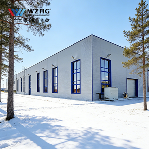 Bâtiment industriel métallique préfabriqué moderne à structure en acier multi-voûtes, surface galvanisée, durée de vie de 50 ans, atelier - Product Image 1