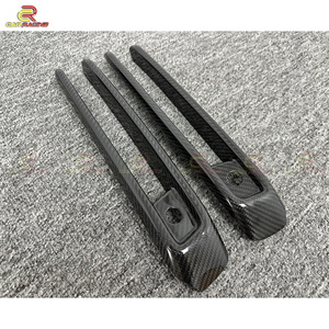 Embellecedores de luz antiniebla del parachoques delantero de fibra de carbono seco estilo Topcar para Mercedes Benz Clase G W464 G63 <span class=keywords><strong>AMG</strong></span> G500 2019-2024 tira de luz antiniebla - Product Image 4