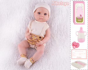 Realistici 55cm realistici realistici bambole rinate neonato morbido panno in <span class=keywords><strong>Silicone</strong></span> per il corpo del vero bambino in vinile giocattolo regalo di natale - Product Image 5