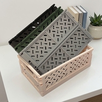 Caisse pliable en plastique PP - Légère, recyclable, pliable, écologique, caisse de rangement