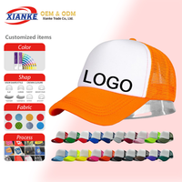 2026 XNKY OEM Unisex Oxford Foam Sport Mesh 5-panel geborduurde heren snapback trucker pet met aangepast logo, hoge kwaliteit baseball pet