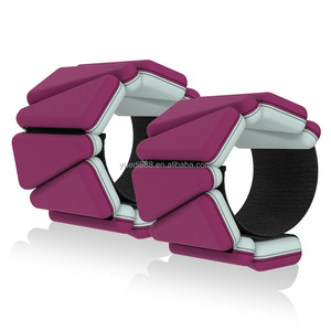 Pesas <span class=keywords><strong>de</strong></span> Silicona Resistentes al Sudor para Tobillos y Muñecas, con Correas Ajustables, Cómodas, para Hombres y Mujeres, para Gimnasio en Casa, Venta al Por Mayor - Product Image 3