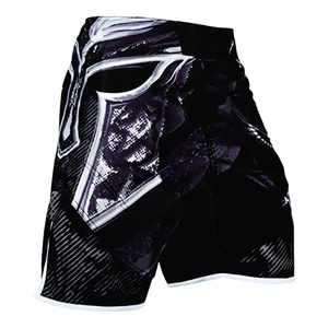 Short de compression en CUIR pour MMA, Sanda, Kickboxing, Muay Thai, Kyokushin, Karaté, uniforme pour hommes - Product Image 1