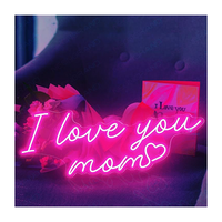 Enseigne néon personnalisée Winbo 2025 – Cadeau électronique LED pour la Saint-Valentin, les anniversaires et la fête des Mères – Enseigne LED acrylique personnalisée pour maman – Lumière néon