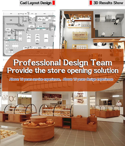 Vitrine de présentation de <span class=keywords><strong>boulangerie</strong></span> moderne, mobilier de <span class=keywords><strong>boulangerie</strong></span>, présentoir à pain, présentoir à gâteaux, vitrine à LED, réfrigérateur à gâteaux - Product Image 2