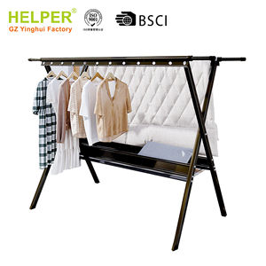 Stendibiancheria Pieghevole in Metallo e Alluminio a Doppio Livello a X, Regolabile, Personalizzabile, per Bagno e Balcone - Offerta Speciale - Product Image 2