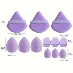 Juego de 12 Esponjas de Maquillaje Triangulares, Kit de Herramientas de Belleza - Product Image 5