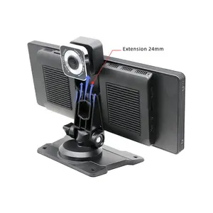 กล้องติดรถยนต์แบบแอนดรอยด์ไร้สายขนาด10.26นิ้วแบบพกพาได้กล้องติดรถยนต์มัลติมีเดียเครื่องเล่น dashcam DVR พร้อม fmt Music autolink