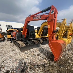 Excavatrice Hitachi ZX70 d'occasion haute performance, <span class=keywords><strong>mini</strong></span>-<span class=keywords><strong>pelle</strong></span> sur chenilles de 7 tonnes et ZX60 pour les travaux de construction, d'agriculture, de terrassement et de jardinage - Product Image 1