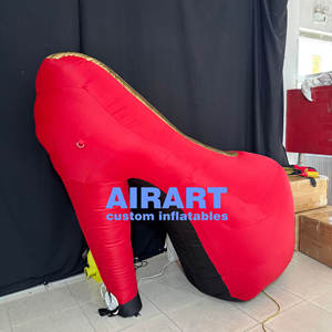 Zapatos inflables de tacón alto inflables de alta calidad, modelo de globo inflable - Product Image 1