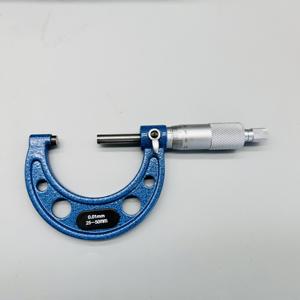 25-50Mm Analoge Metrische <span class=keywords><strong>Micrometer</strong></span> Schroefmeter Buiten <span class=keywords><strong>Micrometer</strong></span> Met 0.01 Resolutie En Blauwe Verfspray - Product Image 2