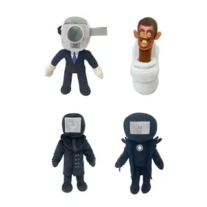 JM ความคิดสร้างสรรค์ skibidi ห้องน้ำตุ๊กตาโลกของฉันของเล่นตุ๊กตาอะนิเมะยัดนุ่นห้องน้ำ skibidi ของเล่นตุ๊กตารูป monitorer