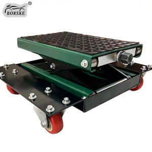 Outil d'entretien de motocyclette en acier Cric élévateur à ciseaux Châssis coulissant Chariot central de rangement de motocyclette Chariot mobile - Product Image 2