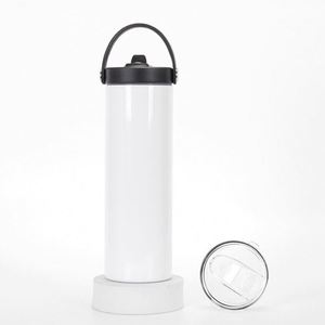 Gobelets à double paroi de 20 oz, blancs, vierges, pour sublimation directe, sublimation pour tasses - Product Image 4