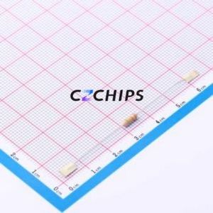 CR1/4W-330K ตัวต้านทานผ่านรู ST52 5% ส่วนประกอบผ่านรู (THT), ฟิล์มคาร์บอน D2.7xL6.2mm 330Kohm 5% 250V - Product Image 2