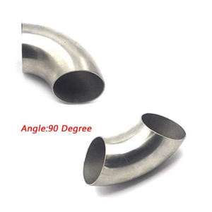 Ошибочная оправка из нержавеющей стали без ножки 3 дюйма/76 мм Диаметр 90 градусов 16 га/0,065 "толщина стенки автомобиля Модифицированная выхлопная труба - Product Image 3