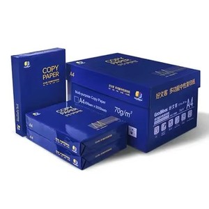 Papier de copie A4 de haute qualité 80g 100% pâte de bois vierge Écologique Luminosité 102-104% En provenance de Chine Boîtes de 500 feuilles 75G 80G - Product Image 1