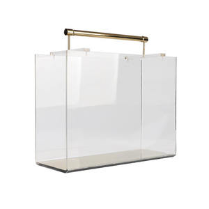 Model Room Light Luxury Modern portariviste In acrilico decorazioni morbide negli ornamenti per scaffali da pavimento a soffitto dell'ufficio vendite - Product Image 1