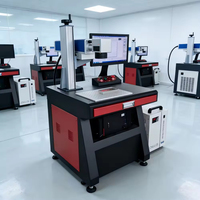Machine de marquage laser UV haute précision 0,01 mm 10W 355nm, nouvelle machine de table 3D à refroidissement par eau, compatible DXF/BMP/AI/DWG pour divers matériaux