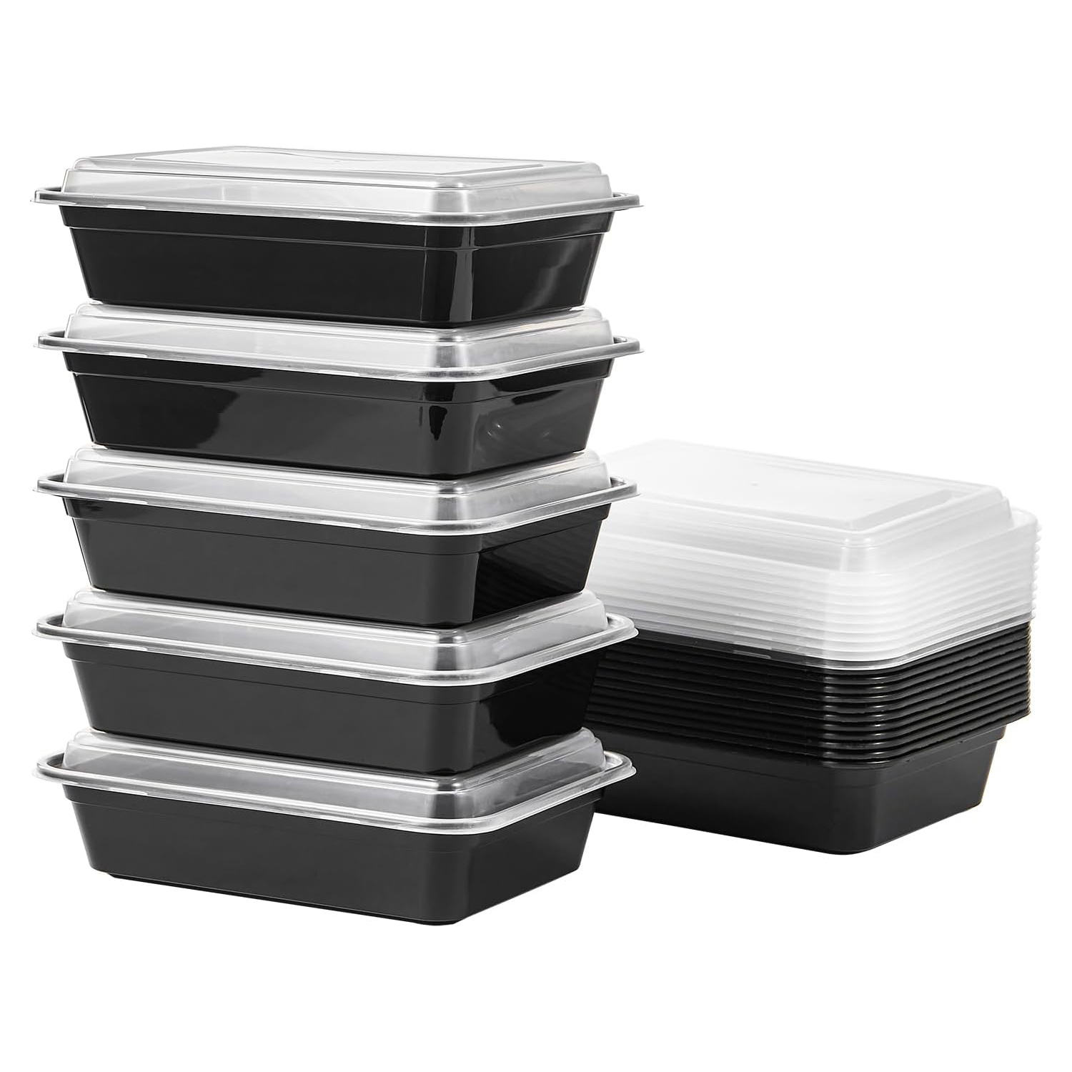 สี่เหลี่ยมผืนผ้า สีดำ 500 มล.