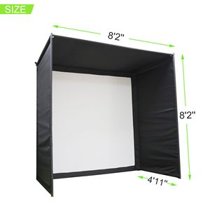 Superior Safety Durability Immersive Training Retractable <b>Golf</b> <b>Simulator</b> Enclosure - Product Image 2