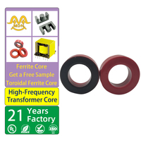 Noyaux toroïdaux en ferrite rouge-gris T90-2 T94-2 T106-2, aimants industriels permanents à indice de flux élevé