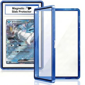 High Quality Aluminum Magnetic Business Card Holder 100% UV Resistant Tempered Glass Double Sided for <b>Display</b> <b>Case</b> - Product Image 1