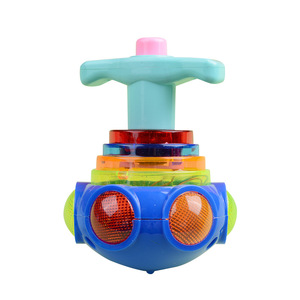 Jouet Gyroscope Lumineux en Bambou Libellule Soucoupe Volante Jouet <span class=keywords><strong>Toupie</strong></span> <span class=keywords><strong>Lanceur</strong></span> de Catapulte pour Enfants - Product Image 2
