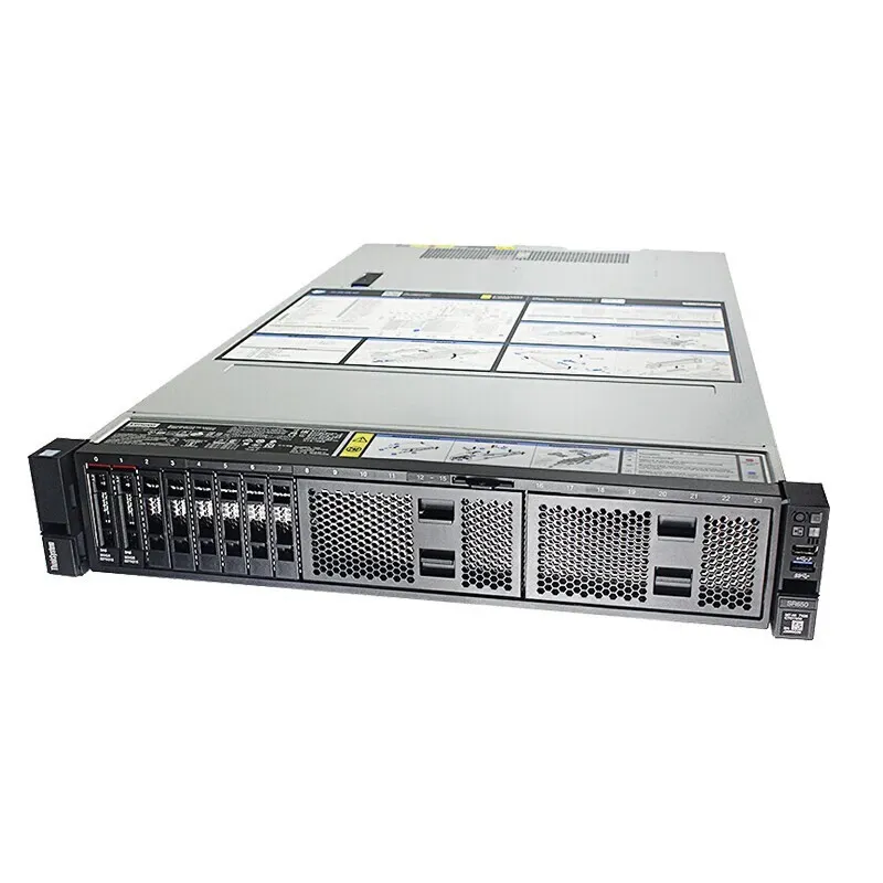 Оригинальный ThinkSystem SR650 SR650 V2 SR650 V3 Стоечный сервер До 14 отсеков 3,5 или до 24 отсеков 2,5 с возможностью горячей