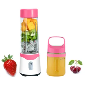 Mélangeur portable 3 en 1 sans BPA et mini mélangeur de fruits automatique de type C Mini mélangeur de smoothie à six lames pour cadeau