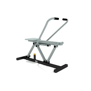 Machine à ramer d'extérieur robuste avec logo personnalisé, en acier inoxydable, pour les aînés, les communautés et les écoles - Product Image 1