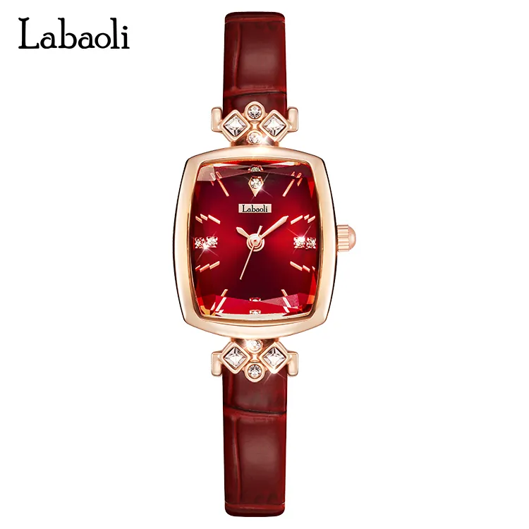 LABAOLI 클래식 쿼츠 시계 로즈 골드 도매 쿼츠 시계 가격 단순 쿼츠 아날로그 매력 핫 세일 손목 시계