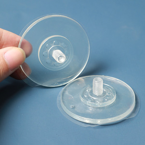 Porte-serviettes à ventouse transparente en PP auto-adhésif pour salle de bain - Product Image 3