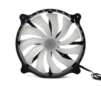 Refroidisseur d'eau en cuivre JNP ARGB 20 cm 12 V 200 mm, ventilateur silencieux pour processeur, pour boîtier d'ordinateur de jeu