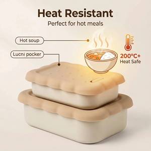 Contenedor de Alimentos de Silicona de Grado Alimenticio, Libre de BPA, para Mantener la Frescura, con 1 Compartimento - Product Image 5