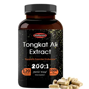 Healthy Care Supplement Tongkat Ali Root 200:1 as Long Jack Extract 1000mg Capsule For Man And Women