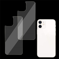 Verre trempé arrière pour iPhone 11 12 13 14 pro max verre de protection pour iPhone 13 X XS max verre de protection d'écran