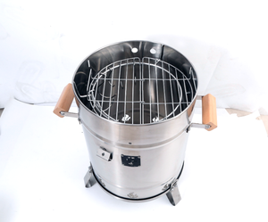 Barbecue à charbon de bois moderne en acier inoxydable, léger, durable, portable, chauffage rapide, fumoir extérieur, barbecue, foyer de camping, chauffage - Product Image 6