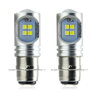 Ba20d H6 A5s A5d P15s P15d P30s P30d H4 Ampoules de phares à LED Bombillos Luces Para Motors Moto Scooter Systèmes d'éclairage