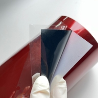Premium PET PVC haute brillance liquide métallique Dragon sang rouge vinyle Wrap Film voiture moto dégagement d'air voiture changement couleur Film