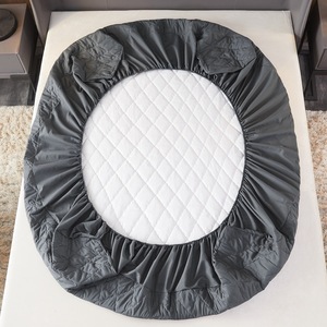 Waterproof Mattress Pad,Quilted Fitted Mattress <b>Cover</b>, Deep Pocket Microfiber Super Soft Mattress Topper - Product Image 4