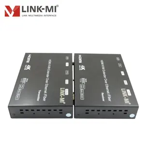 hdmi power point Suppliers-120M 4K HDMI USB KVM Extender über IP/Glasfaser Unicast Multicast Video Wand controller Max 8x16 POE Leistung RS232 Punkt zu Punkt