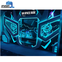 Simulateur de course VR Cinéma volant 9D Jeu d'arcade de cyclisme en salle pour 4 personnes Réalité virtuelle Jeu de conduite scolaire Machine