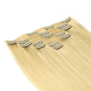 KSWIGS Salon Grade PU <b>Clip</b> In Hair Extensions 100 Percent Human Hair Custom Color Ready To Ship - Product Image 1