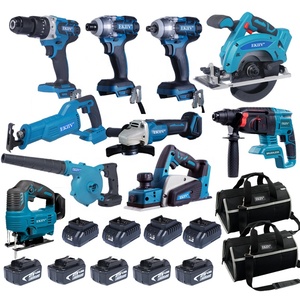 EKIIV 21V Household Repair <strong>Tool</strong> Combination Set <strong>Complete</strong> Electrical Cordless Drill Angle Grinder Electric Wrench for <strong>Cutting</strong> - Product Image 3