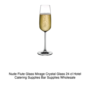 Copa de champán Mirage Crystal de 24 cl, color nude, altura 23.5 cm, diámetro 4.6 cm - Product Image 2