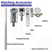 Accessoires HVAC, amortisseur manuel en métal galvanisé en acier rond, conduit de Ventilation, contrôle du Volume