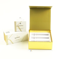 Boîte cadeau mystère en carton rigide personnalisée, matériaux recyclés, gaufrage pour kit cosmétique, ensemble de produits de beauté, abonnement