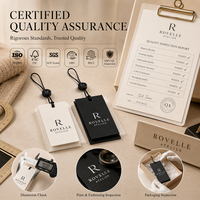 Étiquettes de vêtements recyclées personnalisées à suspendre avec encre écologique et matériau certifié FSC pour étiquettes de vêtements en gros